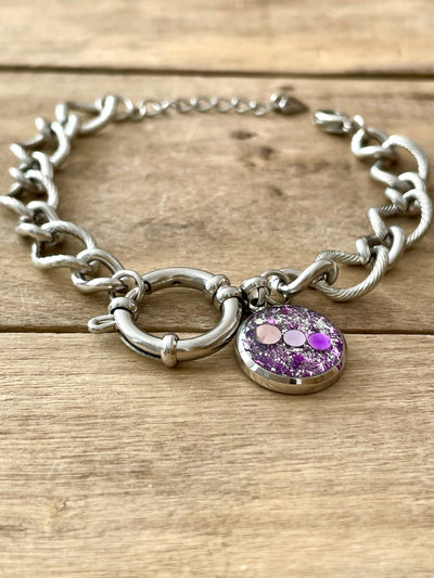 Bracelet grosse maille
