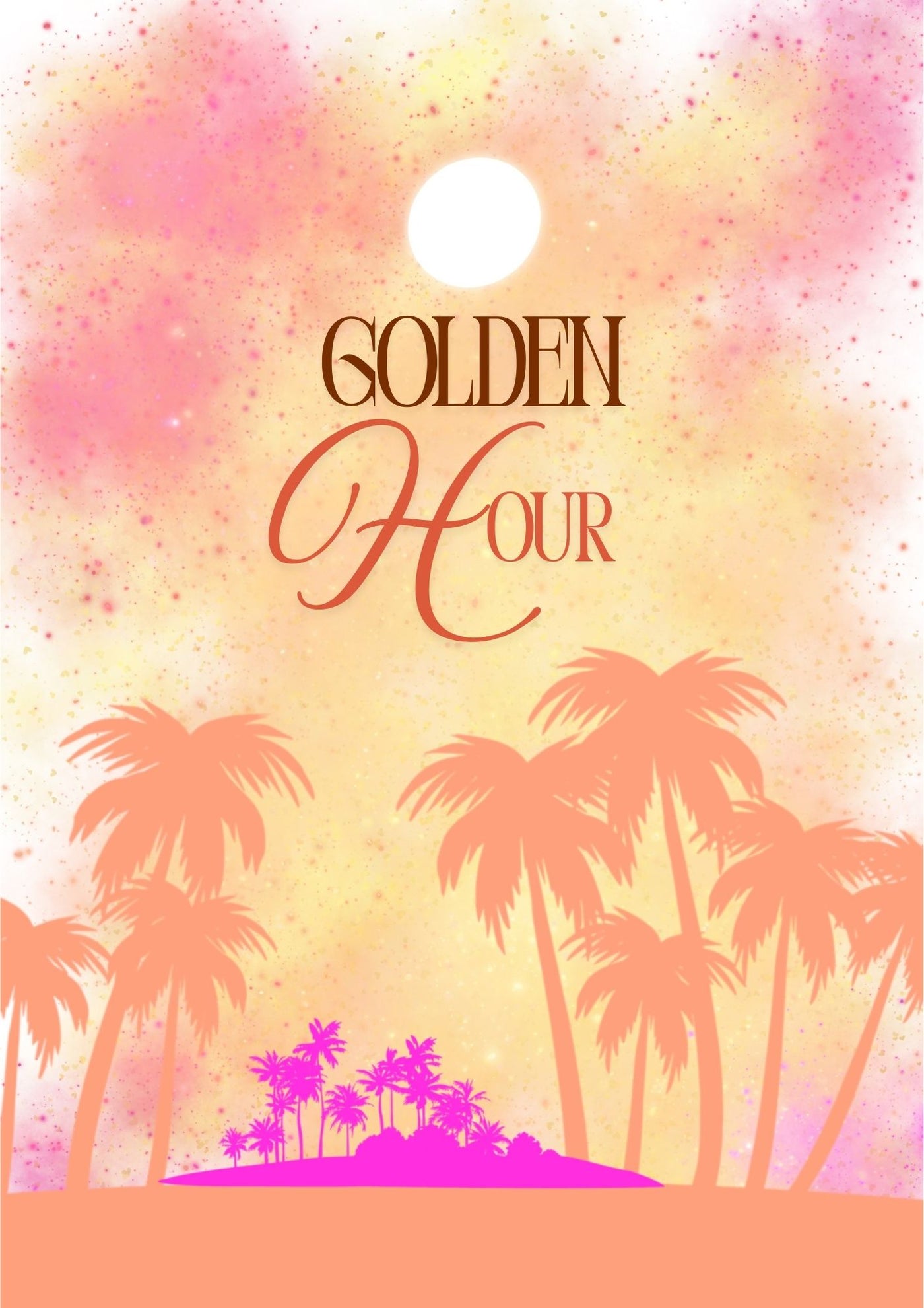AFFICHE Golden hour Sunset