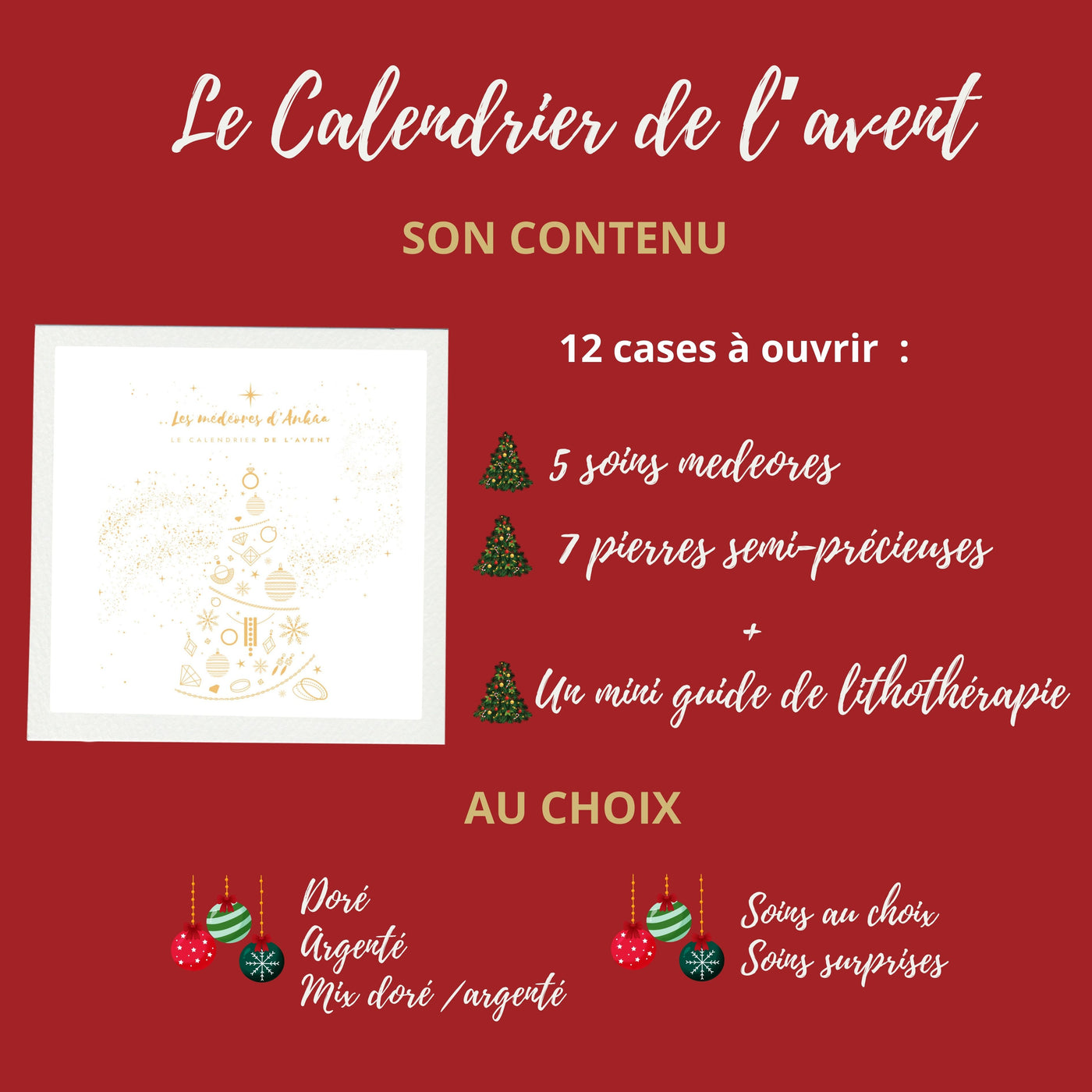 PRÉVENTES: Calendrier de l'avent ( envoi 1er octobre)
