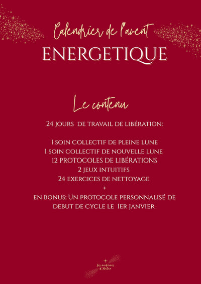 CALENDRIER DE L'AVENT ÉNERGÉTIQUE DIGITAL Edition " FIN DE CYCLE ANNÉE 9"