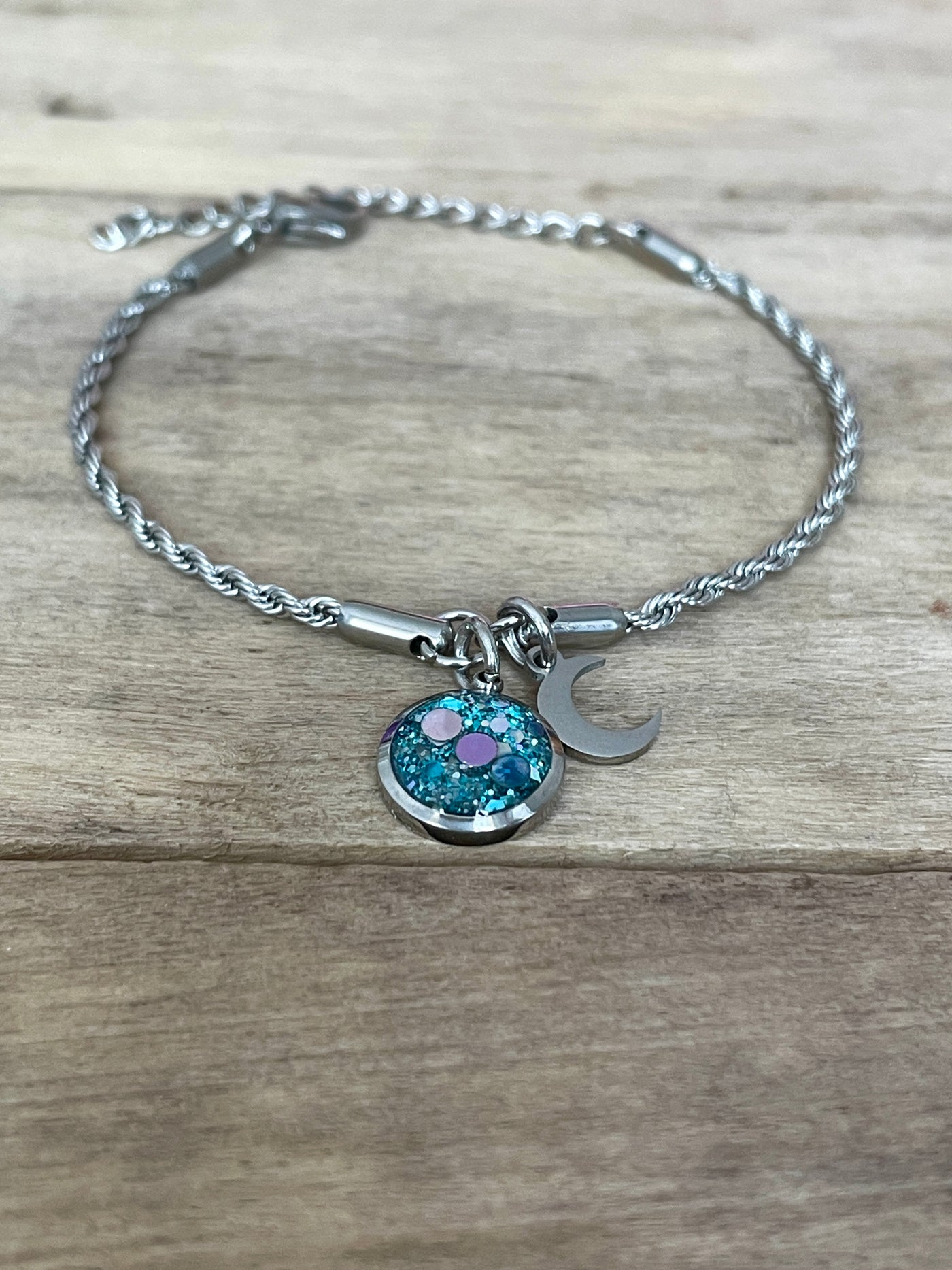 Bracelet argenté HANOI Deuil