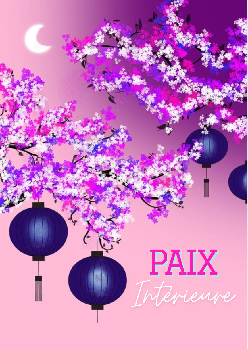 AFFICHE PAIX INTÉRIEURE Nuit