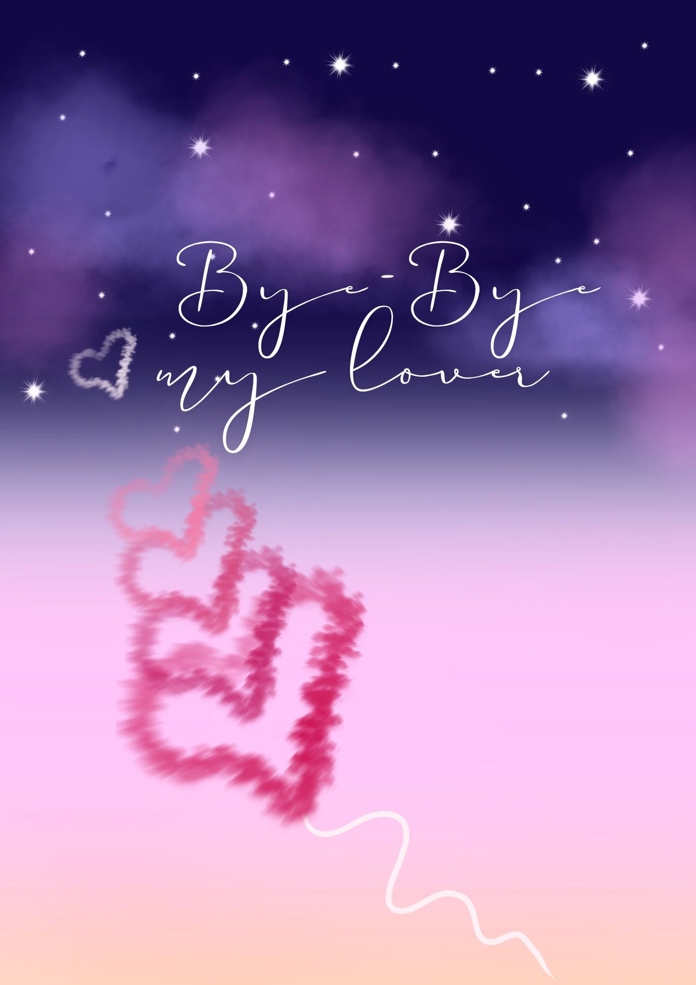 AFFICHE Bye-bye my lover
