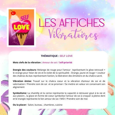 AFFICHE Self love Ice-cream