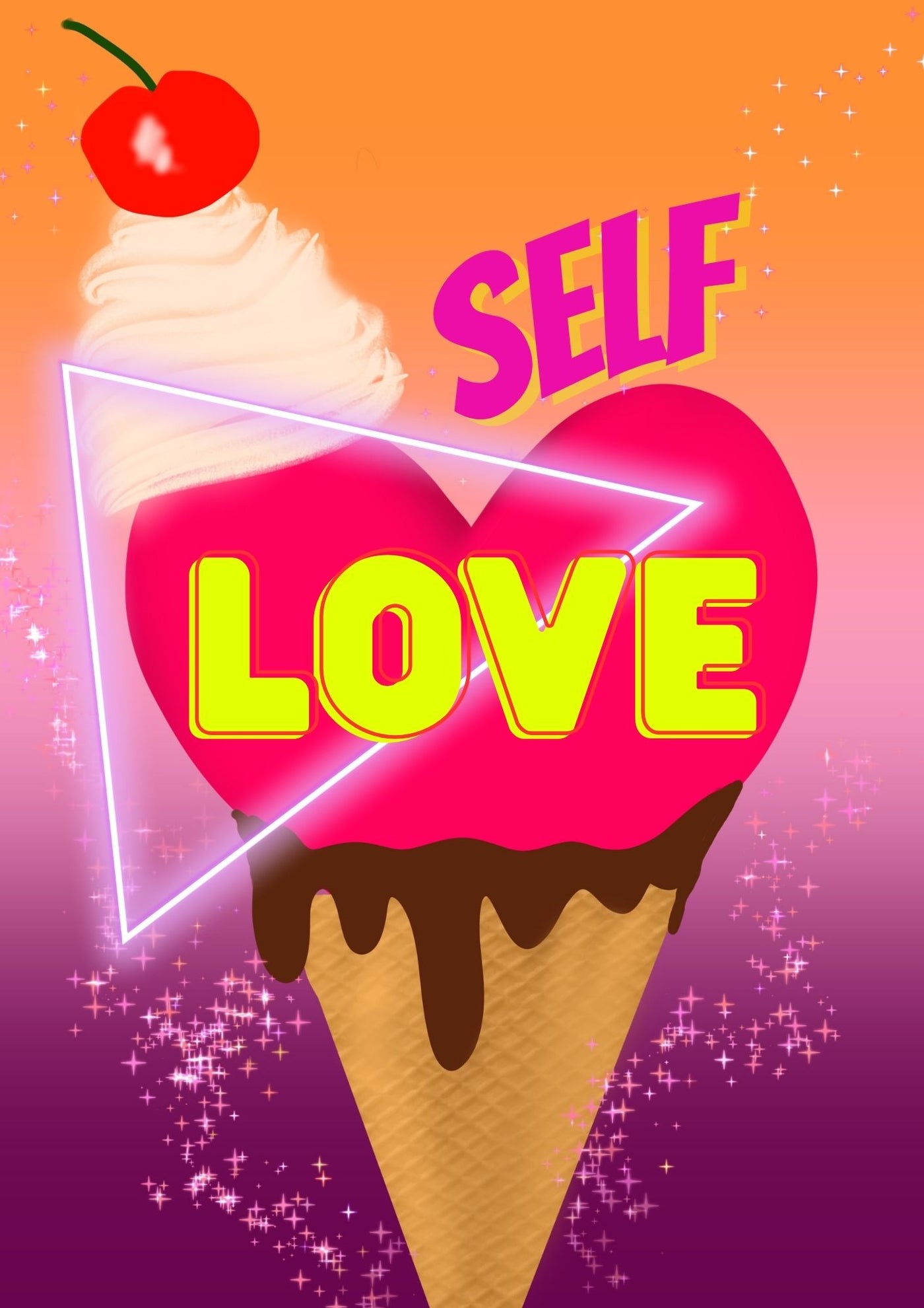 AFFICHE Self love Ice-cream