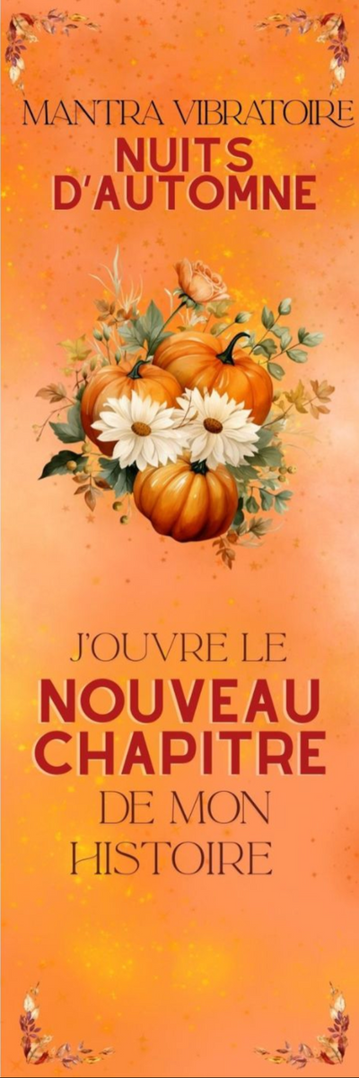 MARQUE-PAGE HOLOGRAPHIQUE NUITS D’AUTOMNE au choix