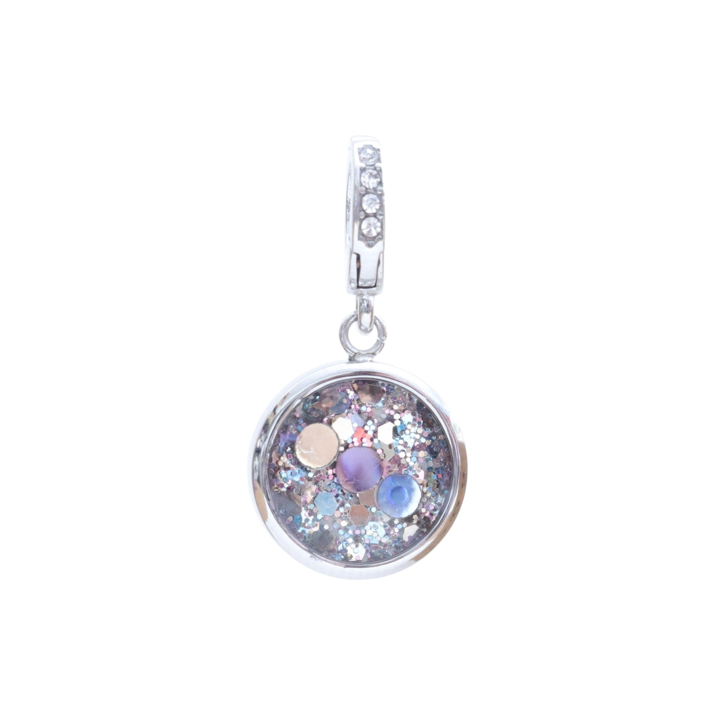 Charm Cristal argenté Blessure de Trahison (vendu sans bracelet)