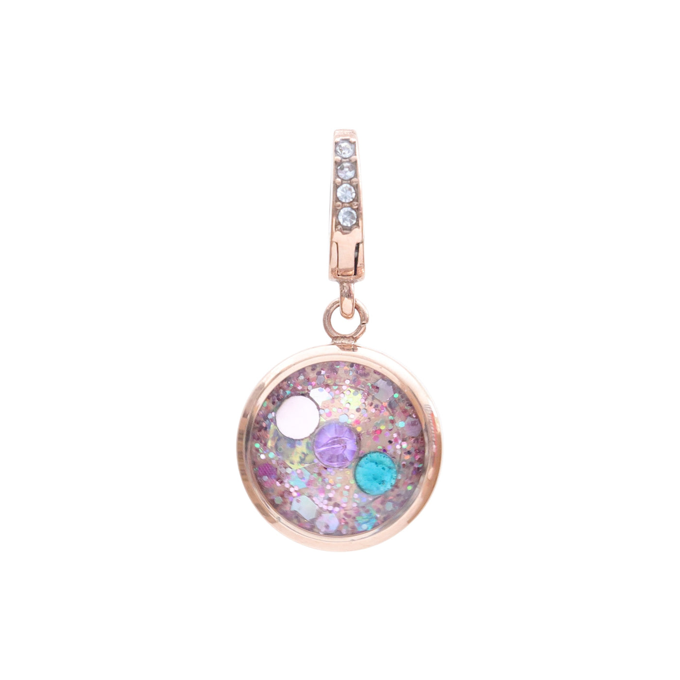 Charm Cristal or rose Blessure de Trahison (vendu sans bracelet) (Copie)