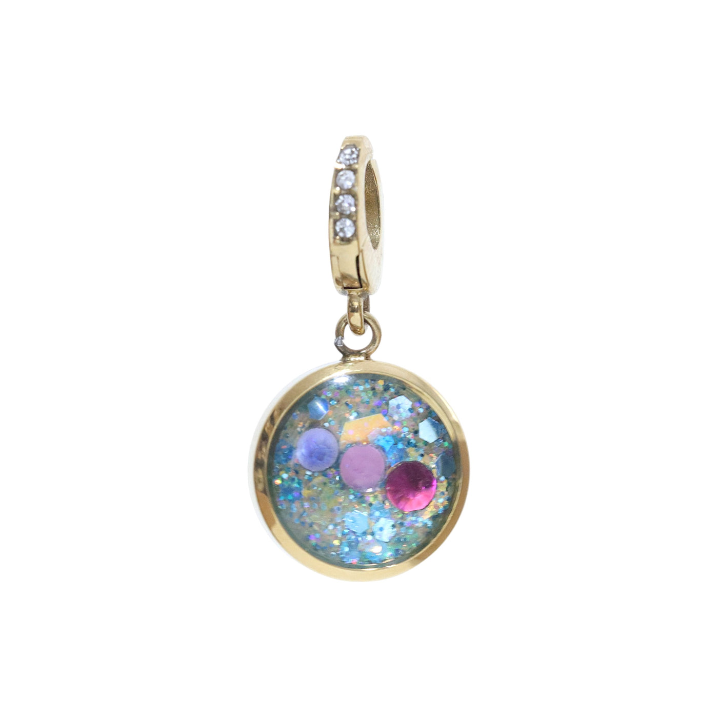 Charm Cristal doré Féminin sacré (vendu sans bracelet)