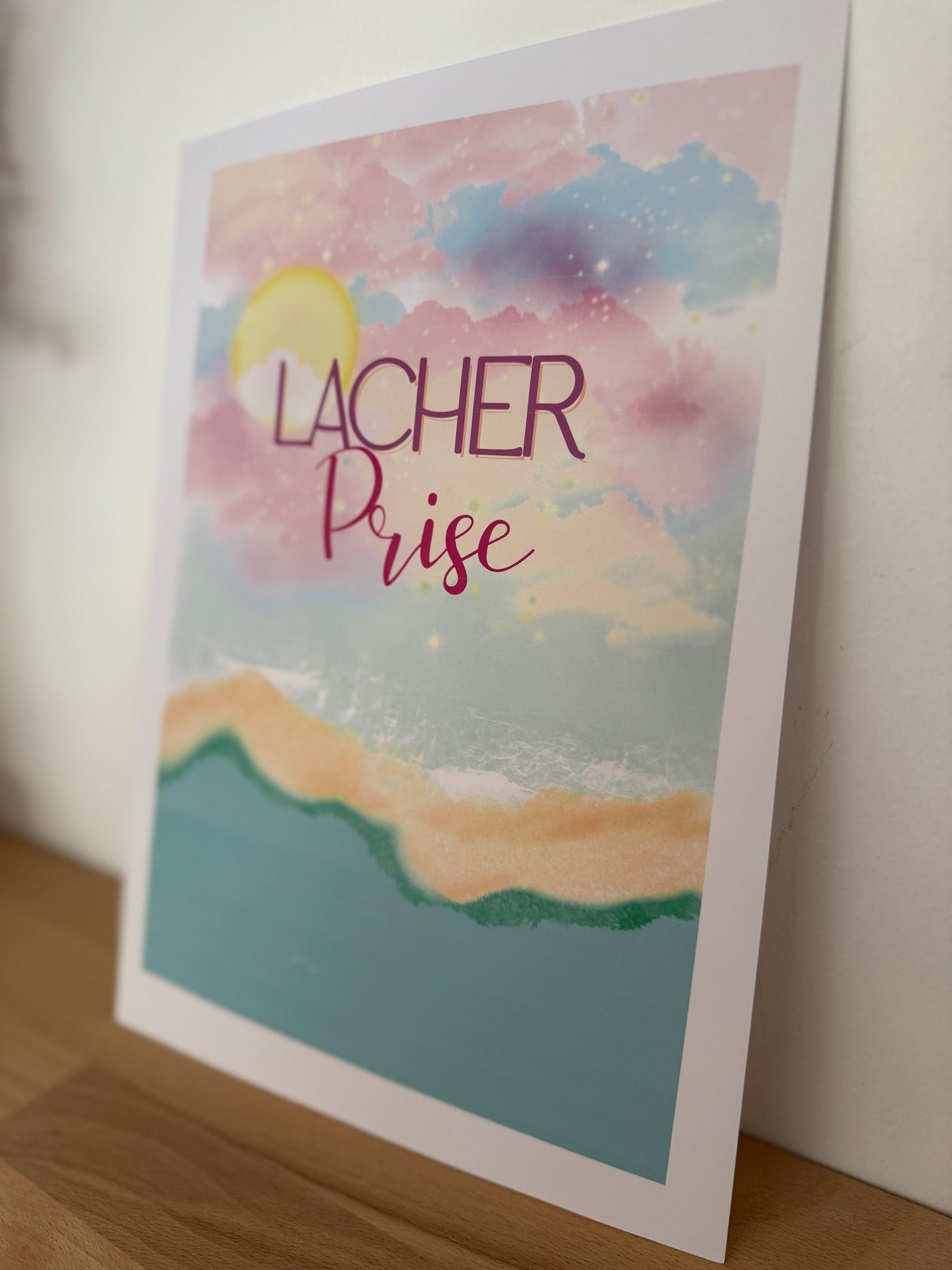 AFFICHE LÂCHER PRISE Océan
