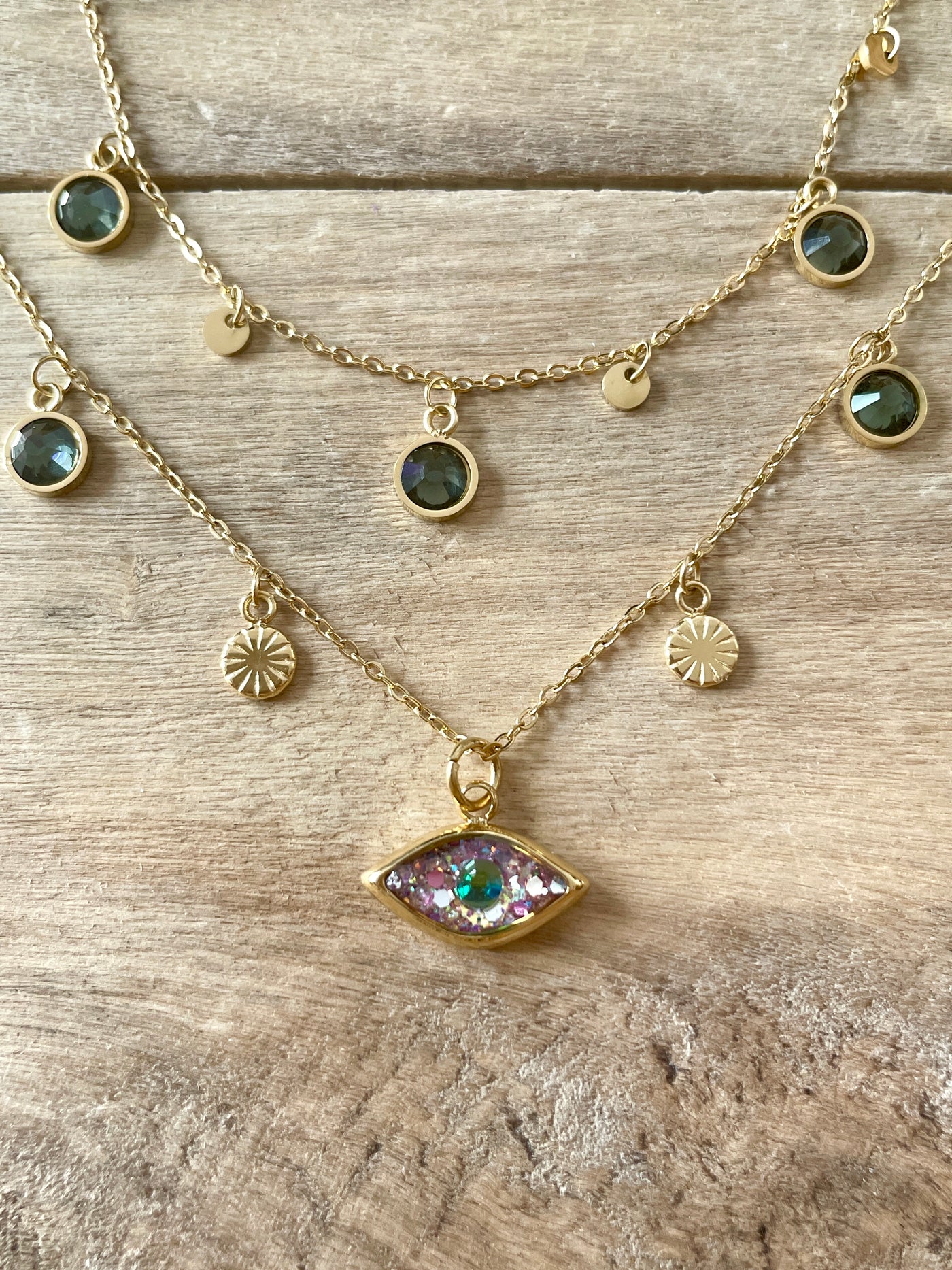 Gold HEPBURN Throat Chakra Necklace