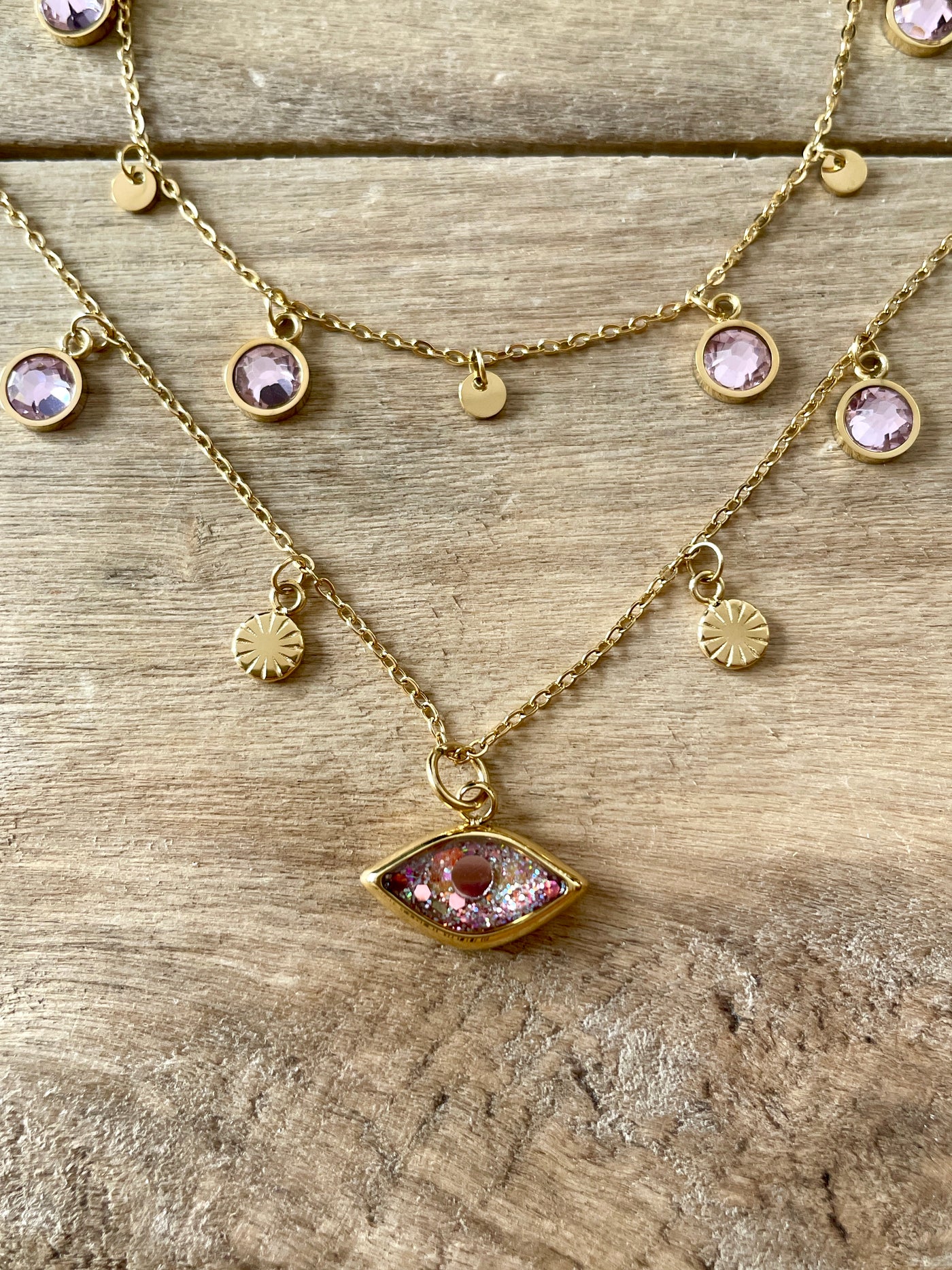 Gold HEPBURN Throat Chakra Necklace