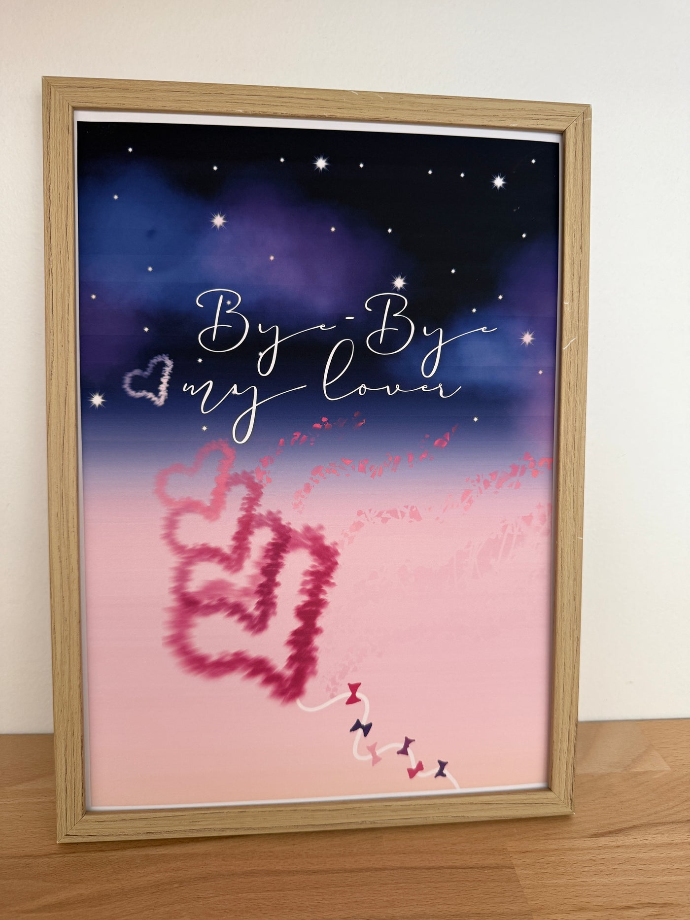AFFICHE Bye-bye my lover