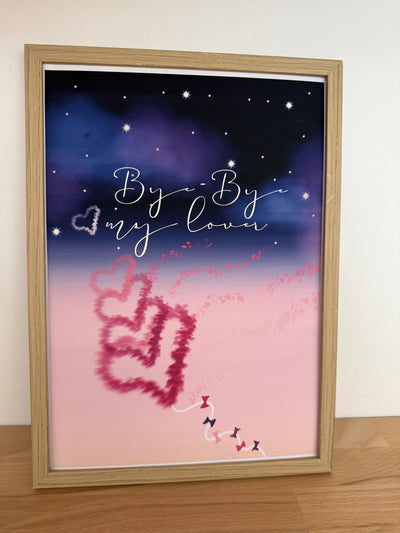 AFFICHE Bye-bye my lover