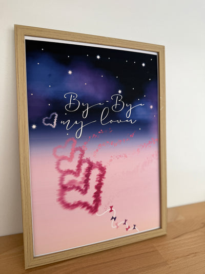 AFFICHE Bye-bye my lover