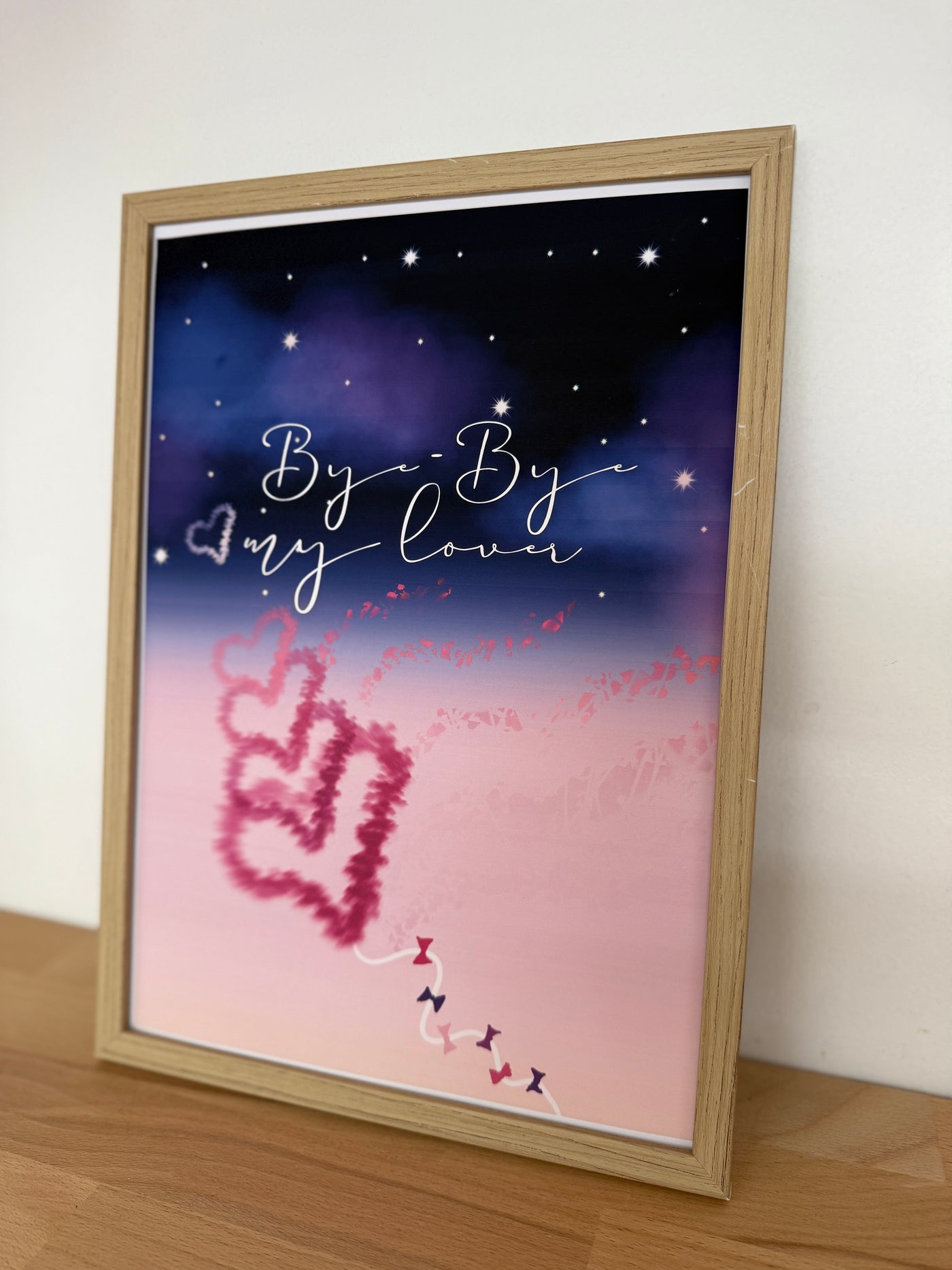 AFFICHE Bye-bye my lover