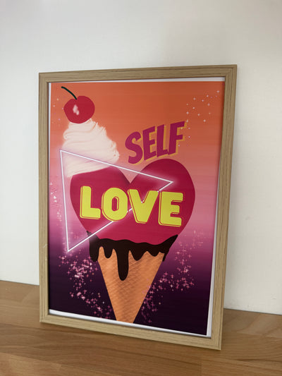 AFFICHE Self love Ice-cream
