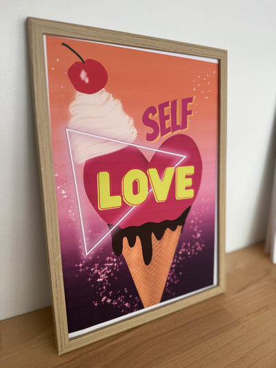 AFFICHE Self love Ice-cream