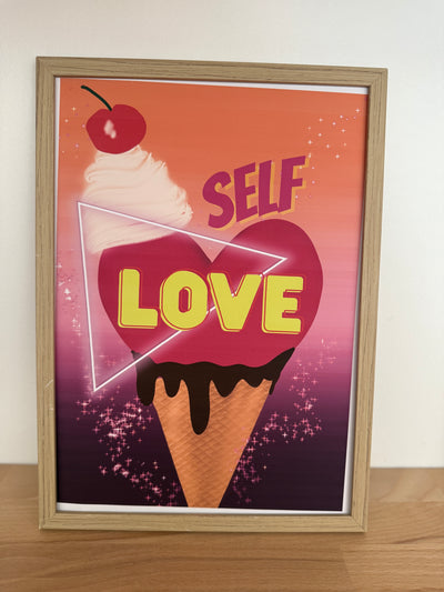 AFFICHE Self love Ice-cream