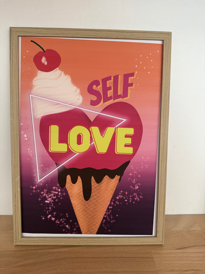 AFFICHE Self love Ice-cream