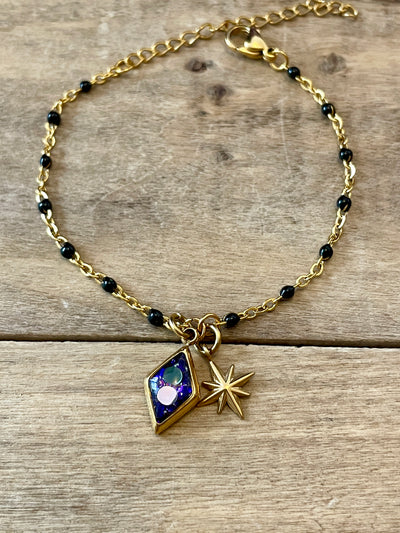 SANTA-FÉ golden bracelet Unblocking the 3rd eye