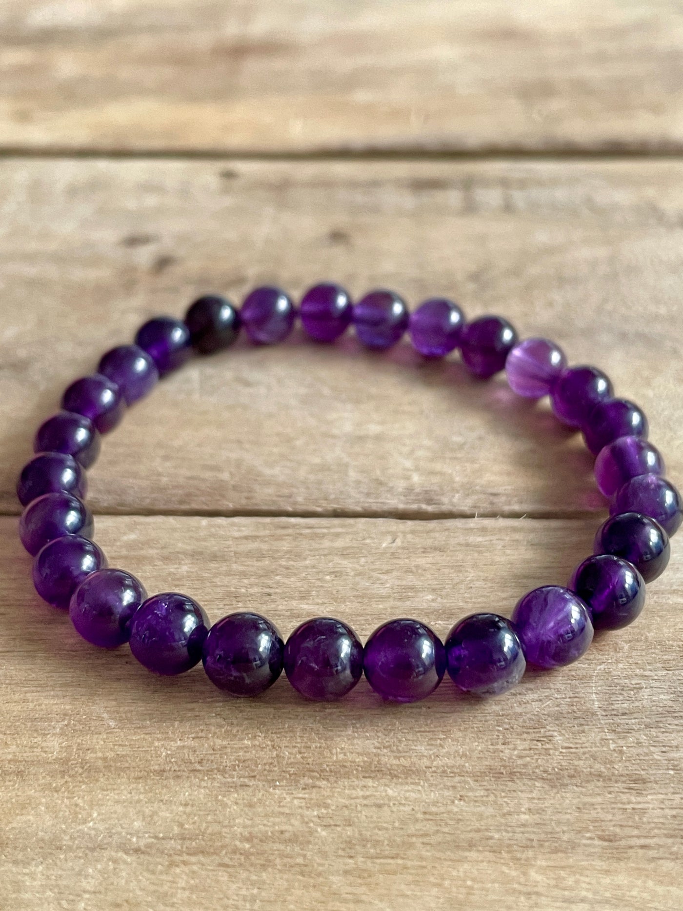 Bracelet AMETHYSTE Chakra coeur