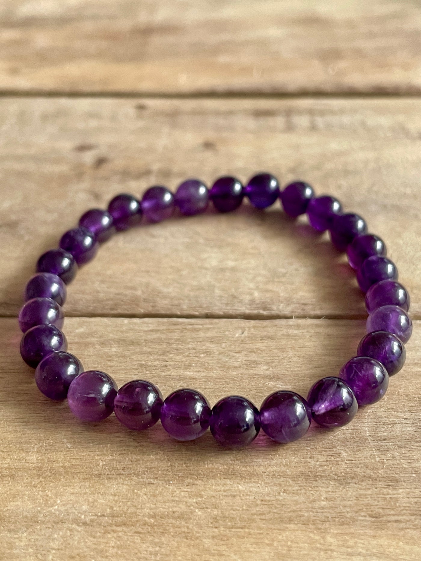 Bracelet AMETHYSTE Angoisses et peurs