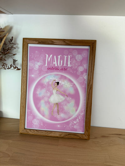 AFFICHE Magie intérieure Bubble rose