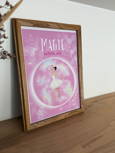 AFFICHE Magie intérieure Bubble rose