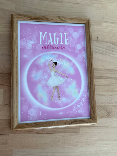 AFFICHE Magie intérieure Bubble rose