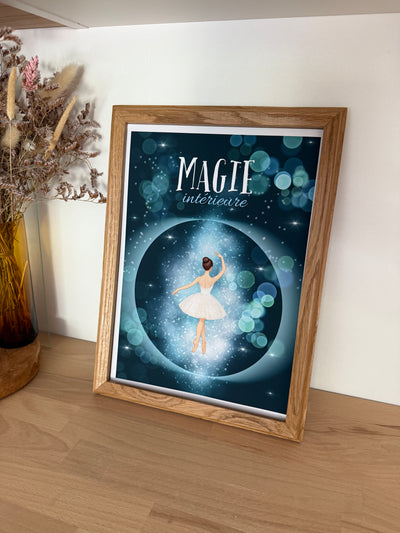 AFFICHE Magie intérieure Bubble blue