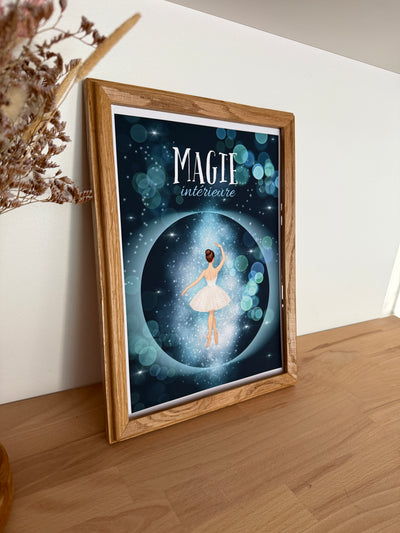 AFFICHE Magie intérieure Bubble blue