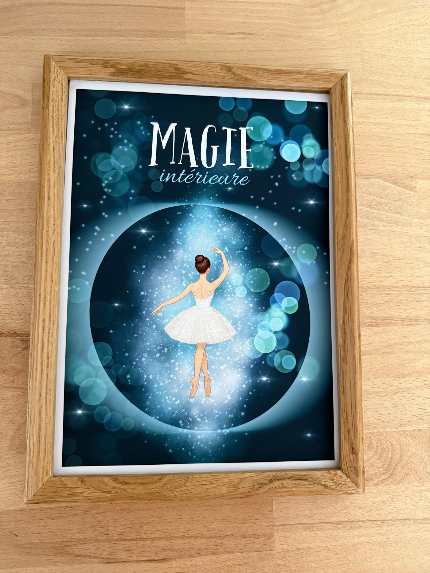 AFFICHE Magie intérieure Bubble blue