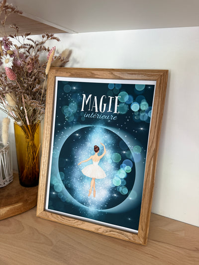 AFFICHE Magie intérieure Bubble blue