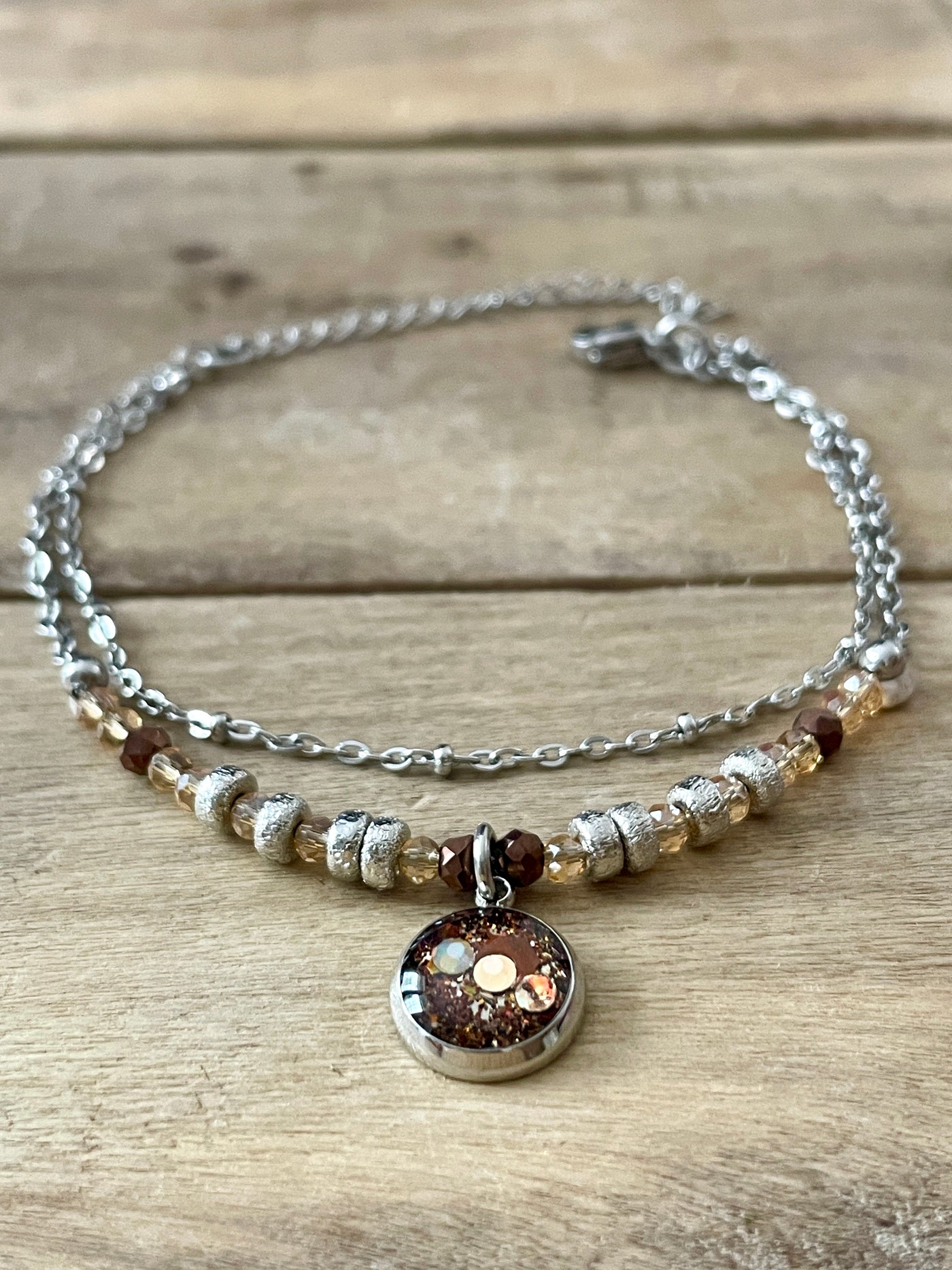 ALMA silver bracelet Channeling and intuition