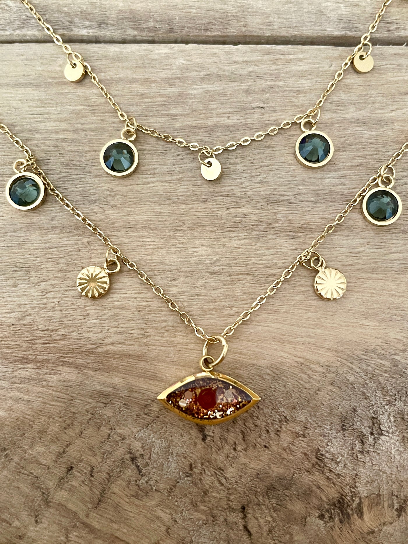 Gold HEPBURN Throat Chakra Necklace