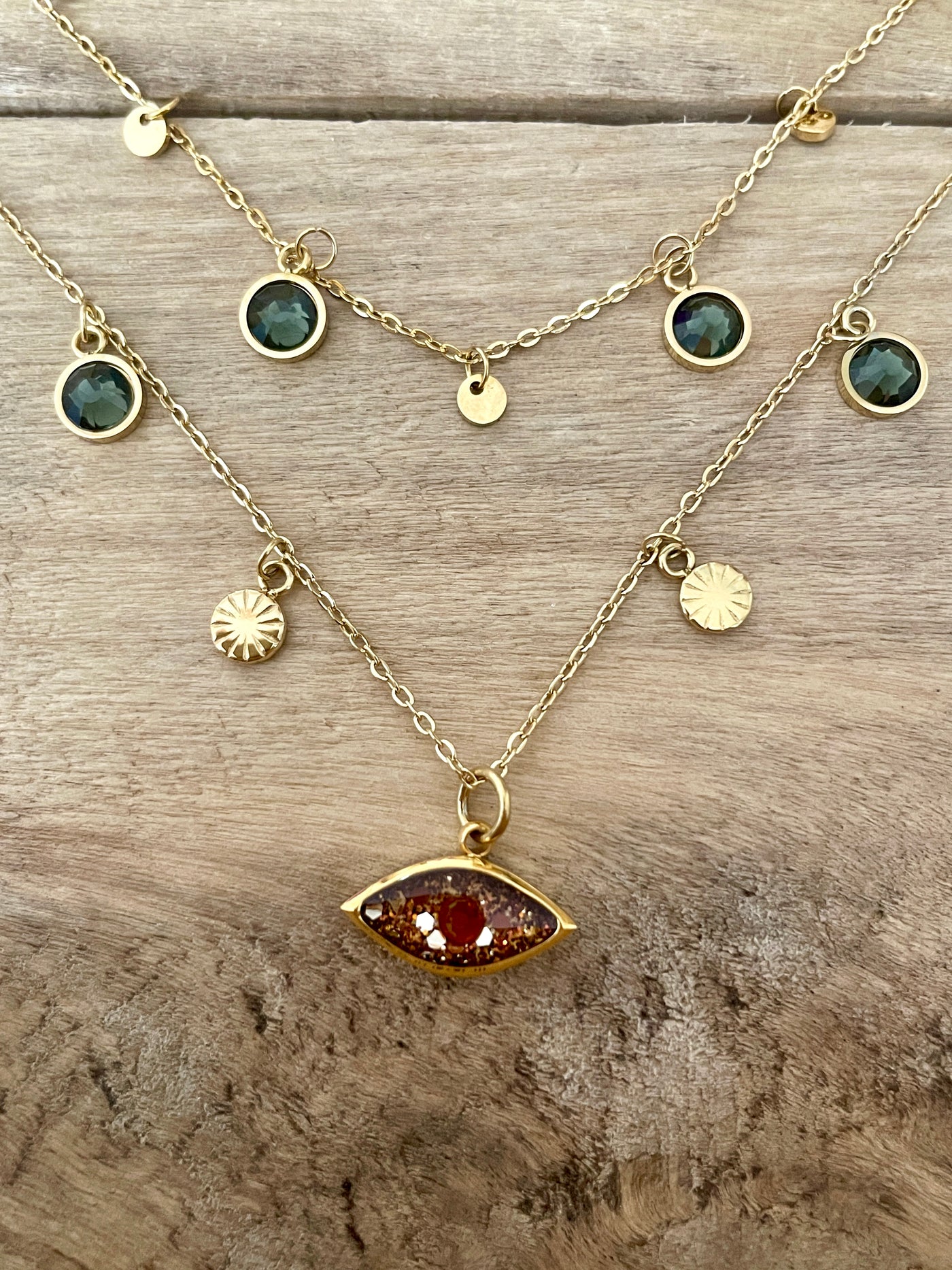 Gold HEPBURN Throat Chakra Necklace