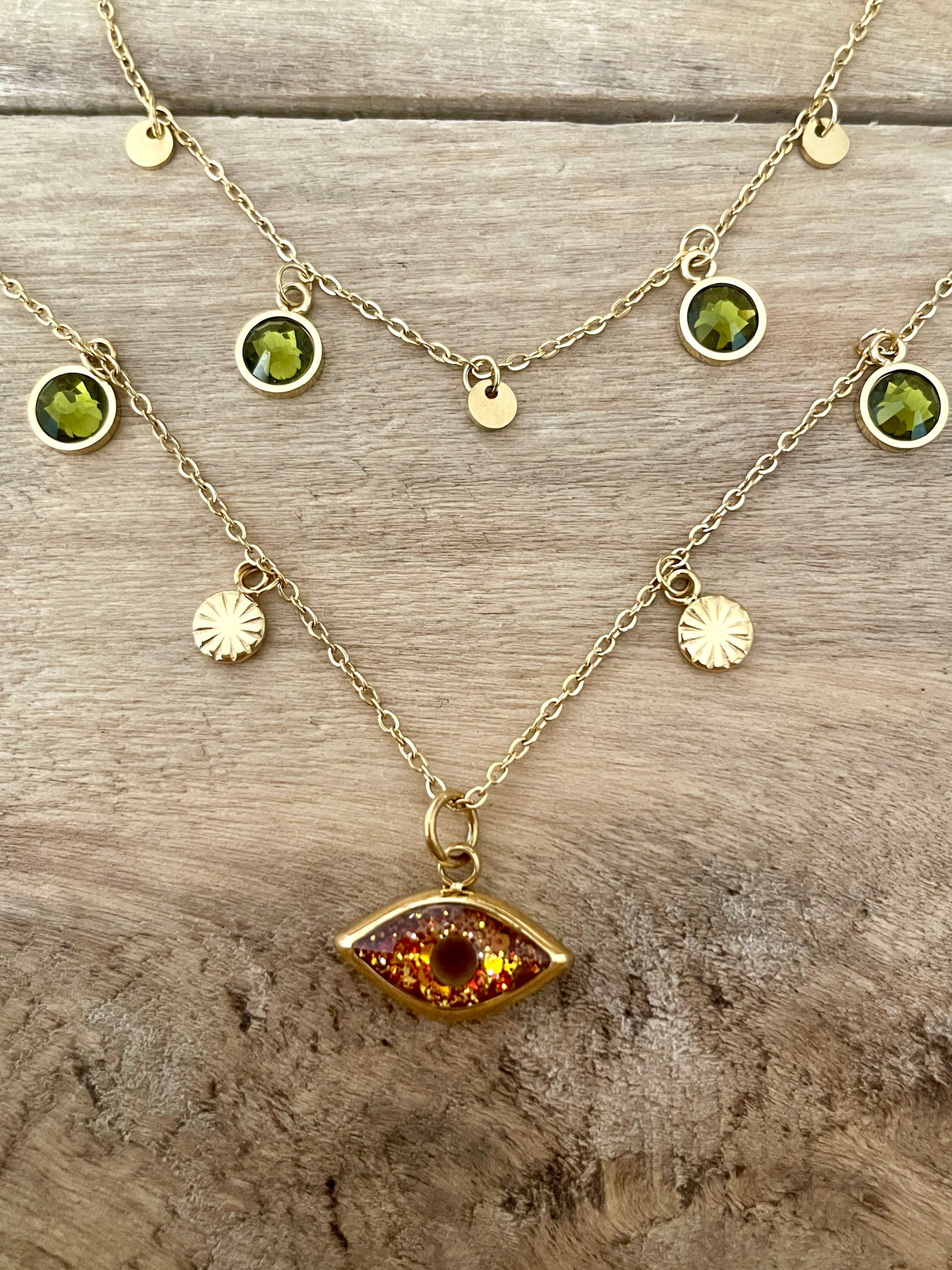 Gold HEPBURN Throat Chakra Necklace