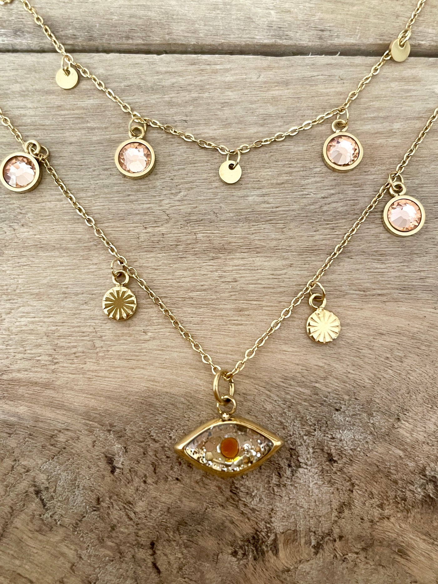 Gold HEPBURN Throat Chakra Necklace