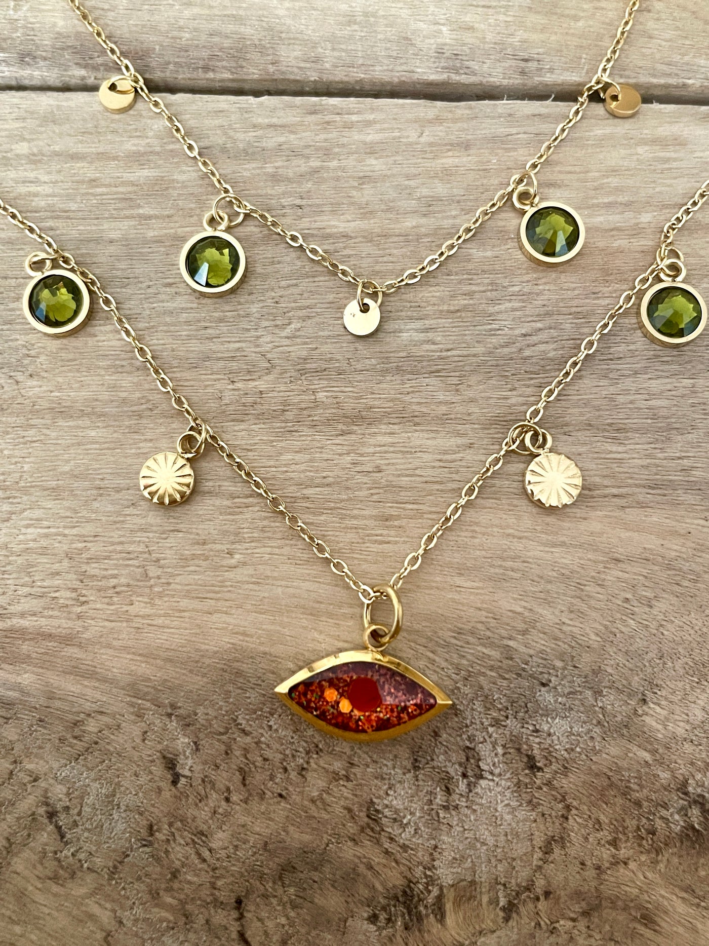 Gold HEPBURN Throat Chakra Necklace