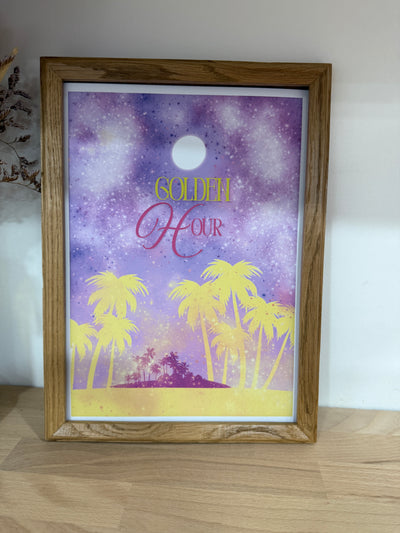 AFFICHE Golden hour Sunrise