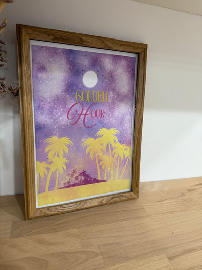 AFFICHE Golden hour Sunrise