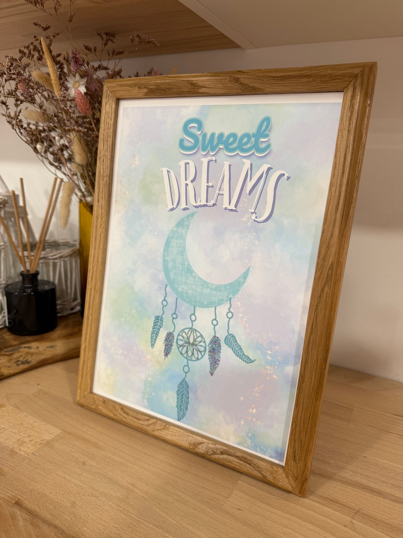 AFFICHE sweet dreams blue night