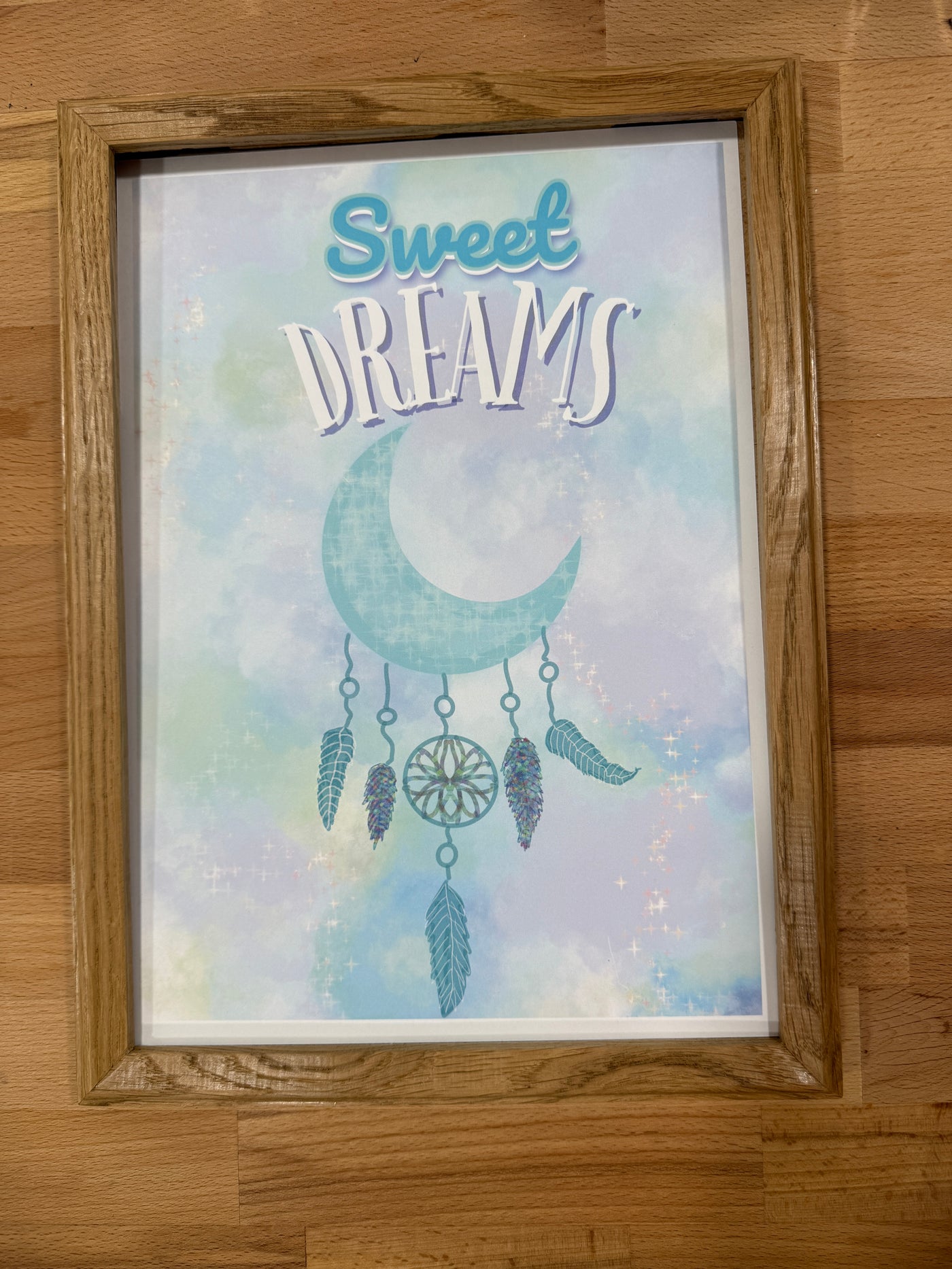 AFFICHE sweet dreams blue night