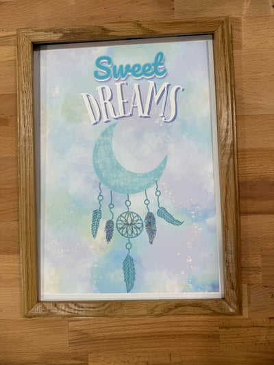 AFFICHE sweet dreams blue night