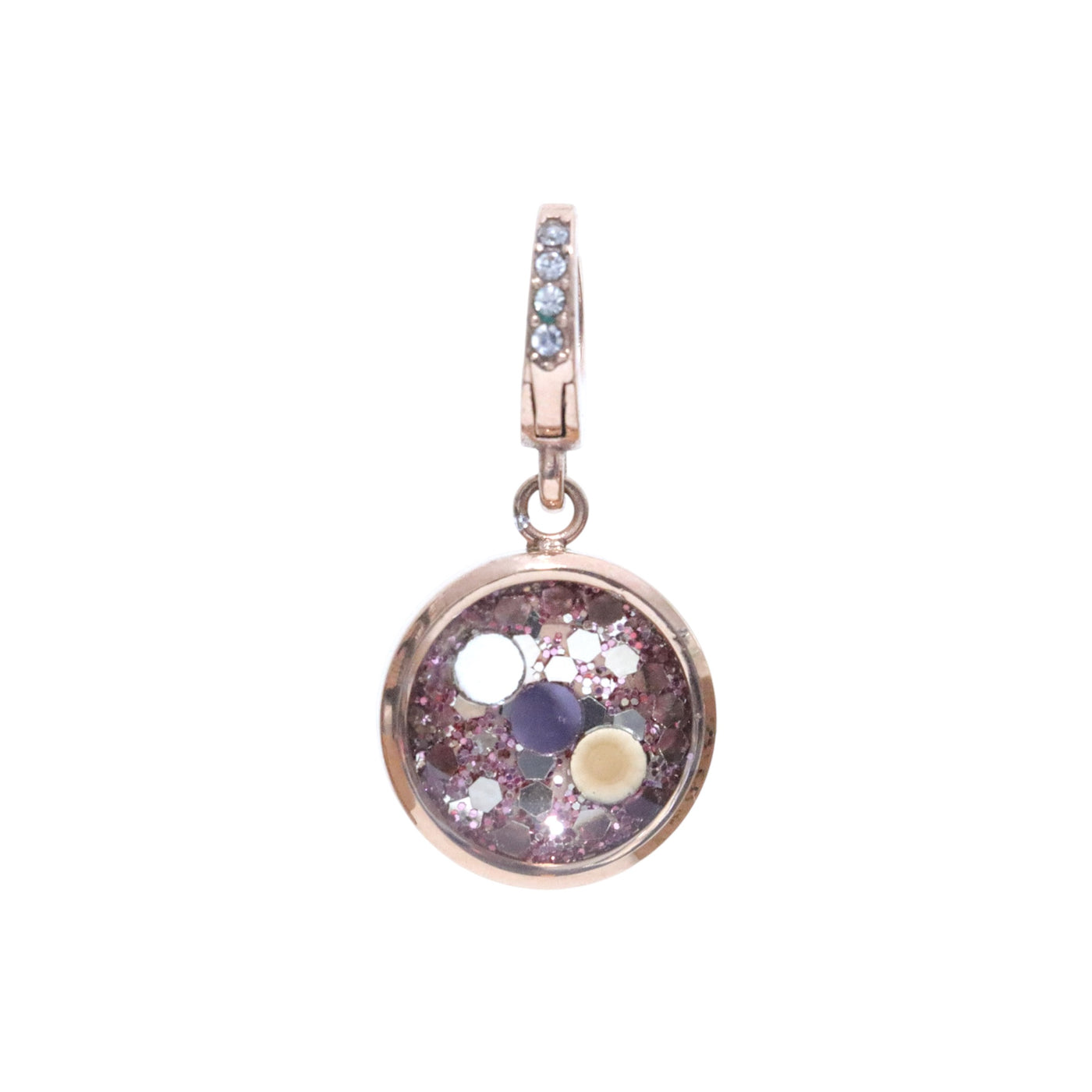 Charm Cristal or rose Hypersensibilité (vendu sans bracelet)