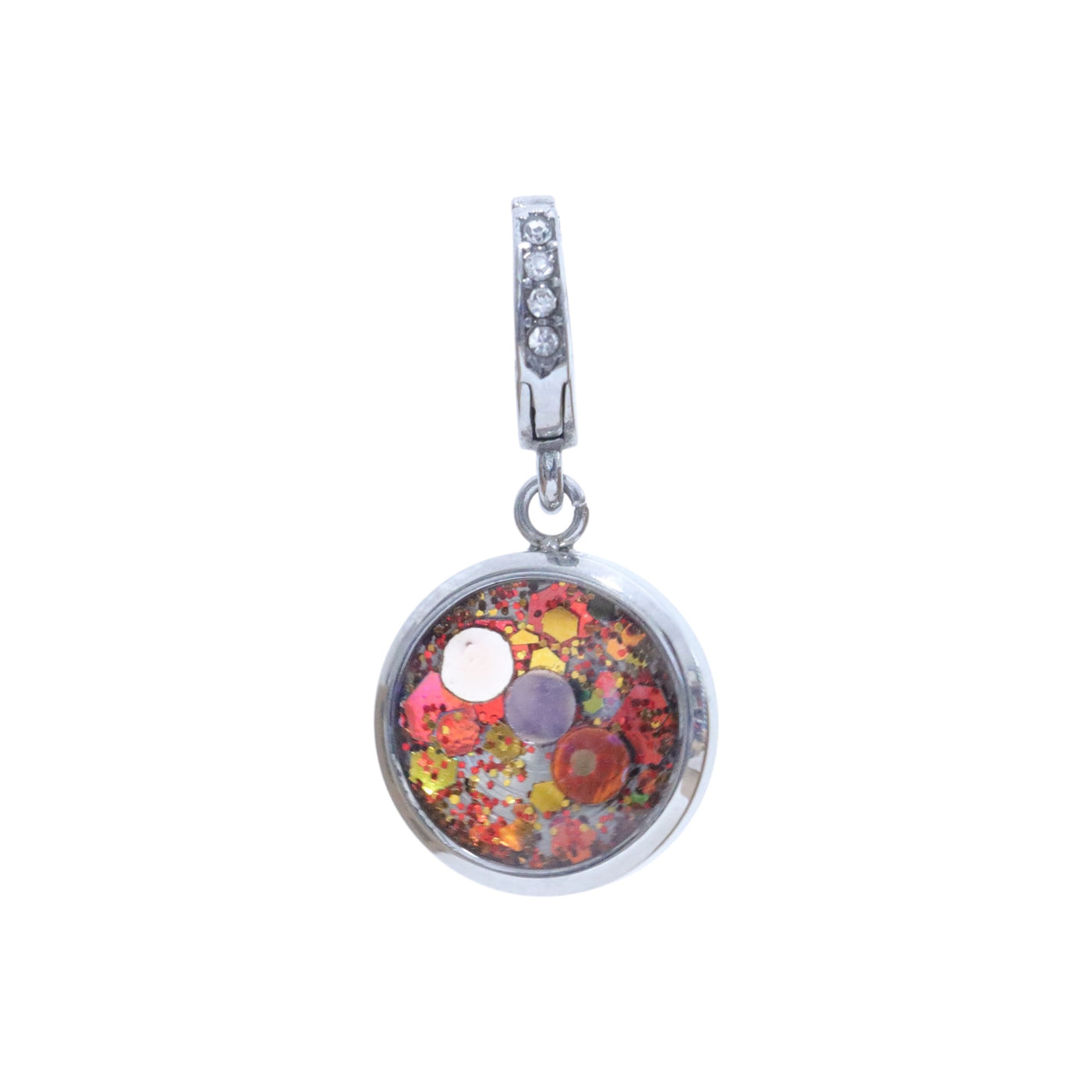 Charm Cristal argenté Enfant intérieur (vendu sans bracelet)