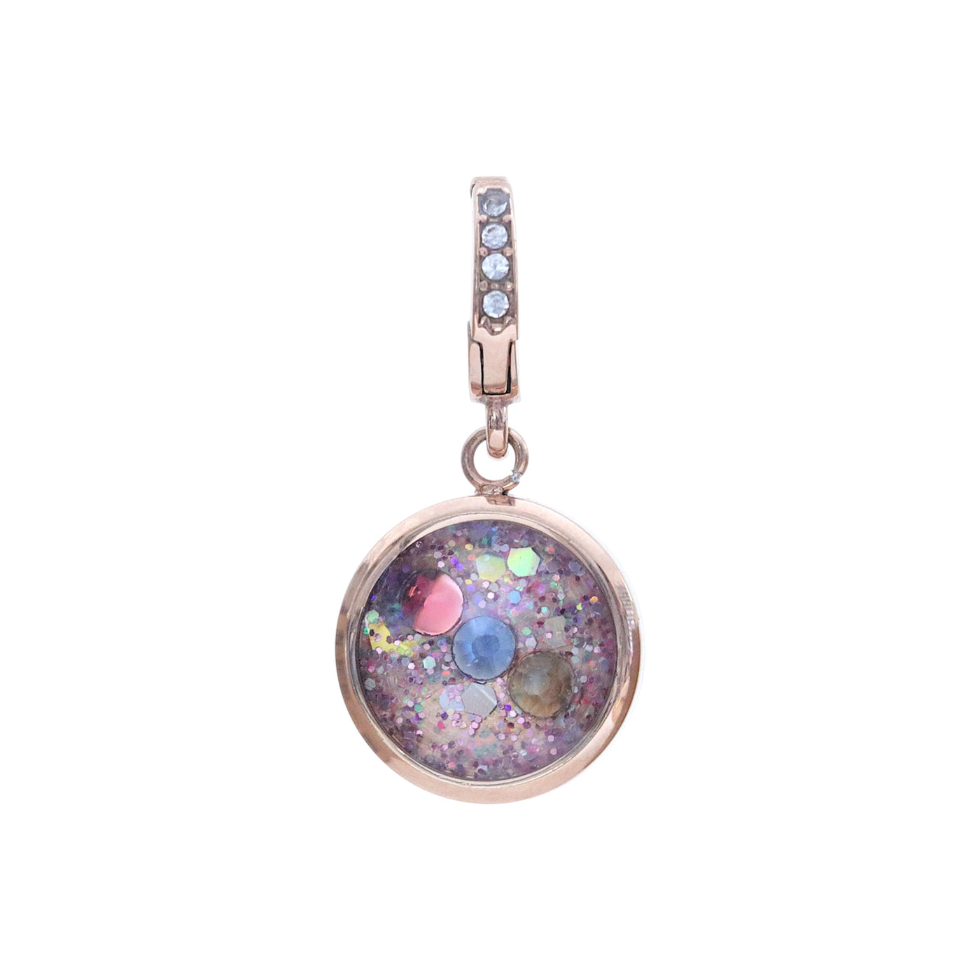 Charm Cristal or rose Canalisation &c intuition (vendu sans bracelet)