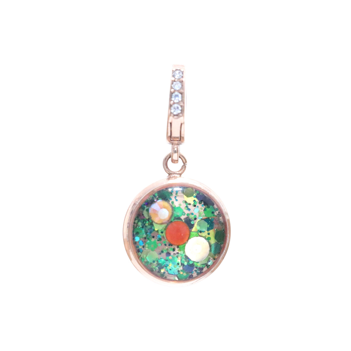 Charm Cristal or rose Ocean(vendu sans bracelet)