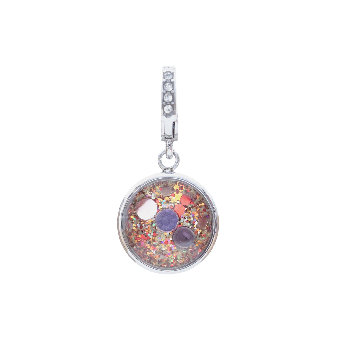 Charm Cristal argenté Phenix (vendu sans bracelet)